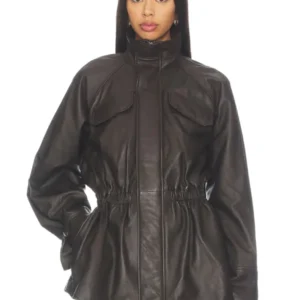 Mendoza Oversized Leather Jacket