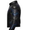 Men's Cyberpunk Urban Black Leather Biker Jacket