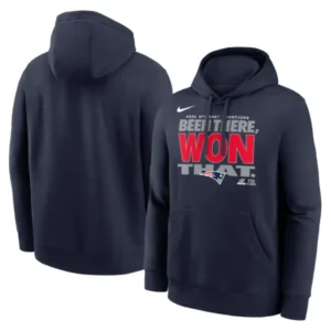 New England Patriots 2025 AFC East Division Champions Hoodie Navy