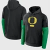 Oregon Ducks Fitness Performance Hoodie Black