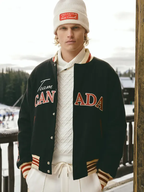 SCA x Hockey Canada Leaf & Legacy Bomber Jacket
