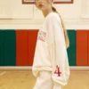 Stranger Things x PacSun Upside Down White Crew Neck Sweatshirt