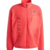 Team D Xploric High Pile Fleece Jacket Red