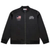 Team USA Coach Snoop Satin Bomber Jacket Black