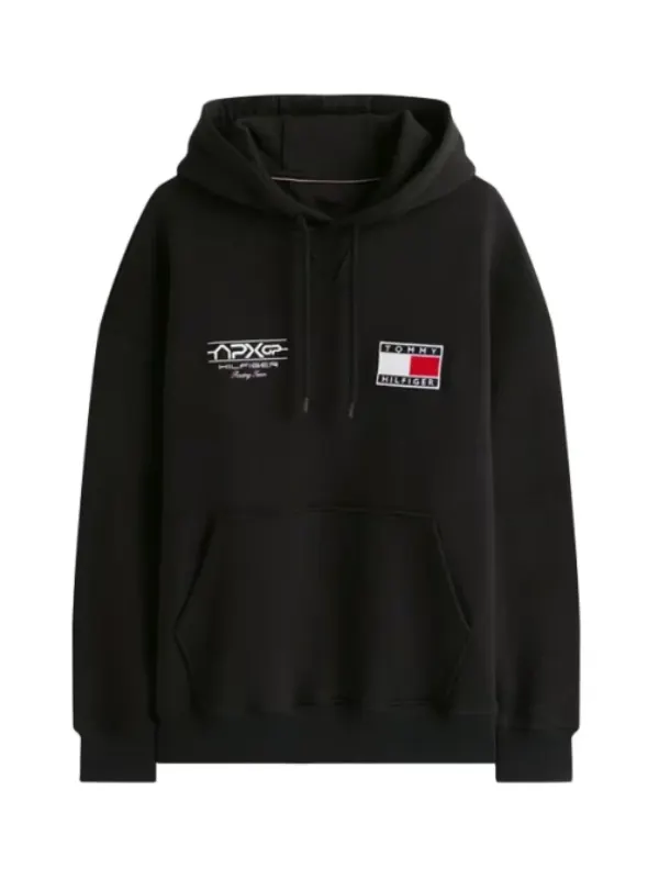 The APXGP Relaxed Graphic Black Hoodie