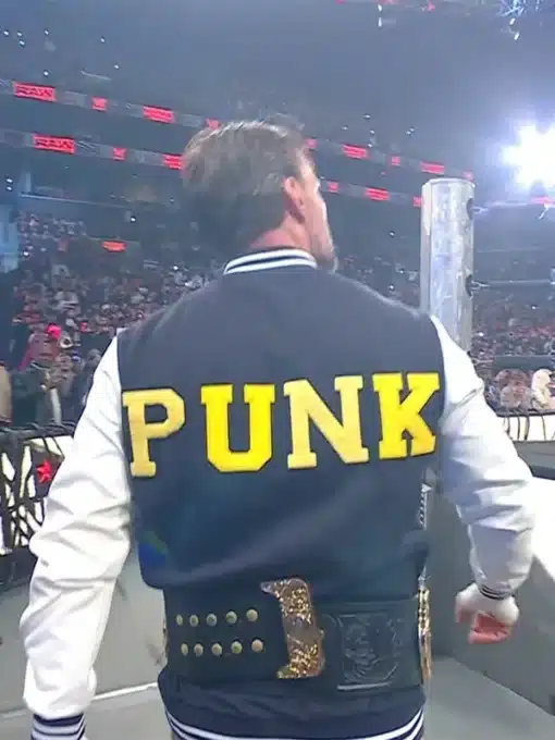 WWE 2026 Steiner Bros University of Michigan Varsity Jacket