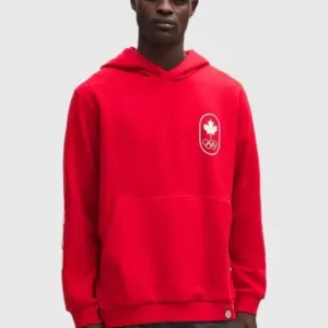 Winter Olympics 2026 Team Canada Hoodie Red