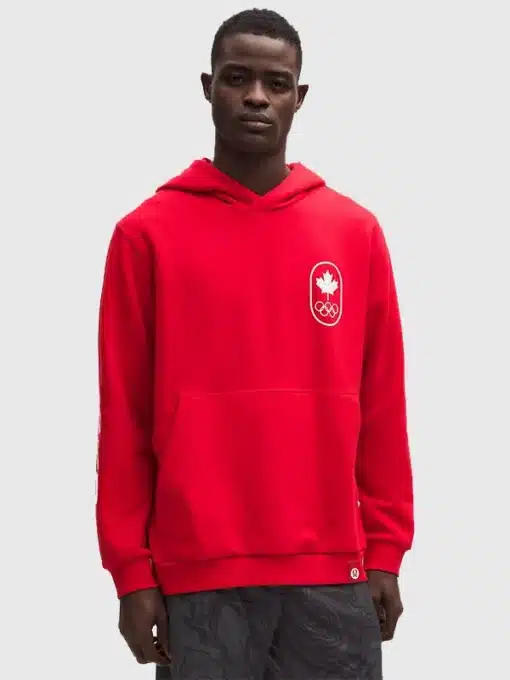 Winter Olympics 2026 Team Canada Hoodie Red