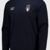 Winter Olympics 2026 Team Italy EA7 Emporio Armani Crew Sweatshirt Navy