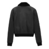 Black Shearling Leather Jacket