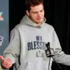 Drake-Maye-Be-A-Blessing-Grey-Hoodie