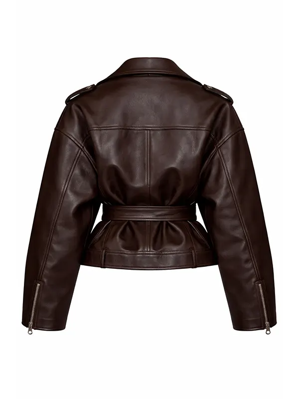 Women’s Oversized Leather Jacket