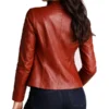 Brown Leather Jacket Women
