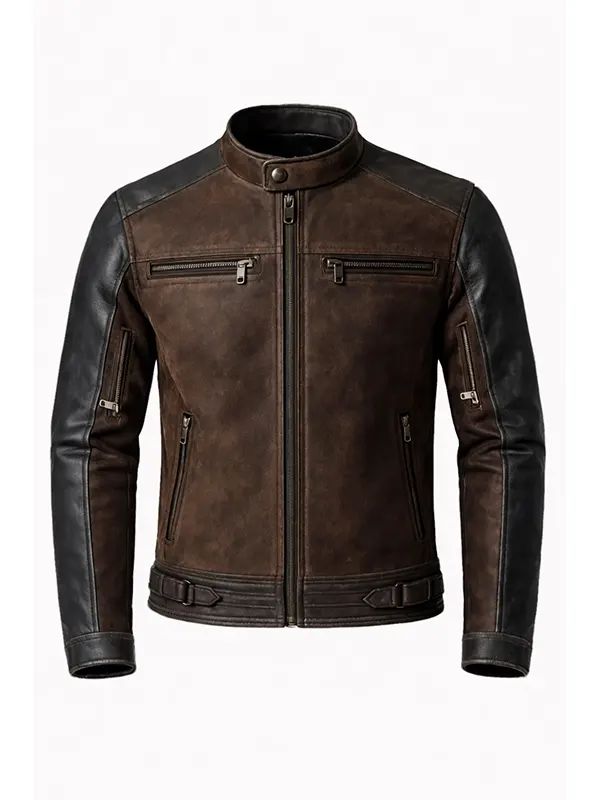Karl Urban Brown Leather Jacket