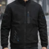Men’s Black Techwear Bomber Jacket