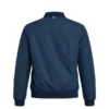 Mens Navy Padded Bomber Jacket - Image 2