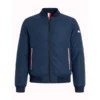 Mens Navy Padded Bomber Jacket