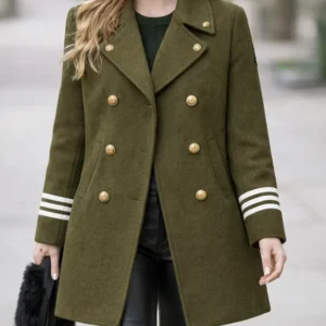 Women’s Military Double Breasted Coat