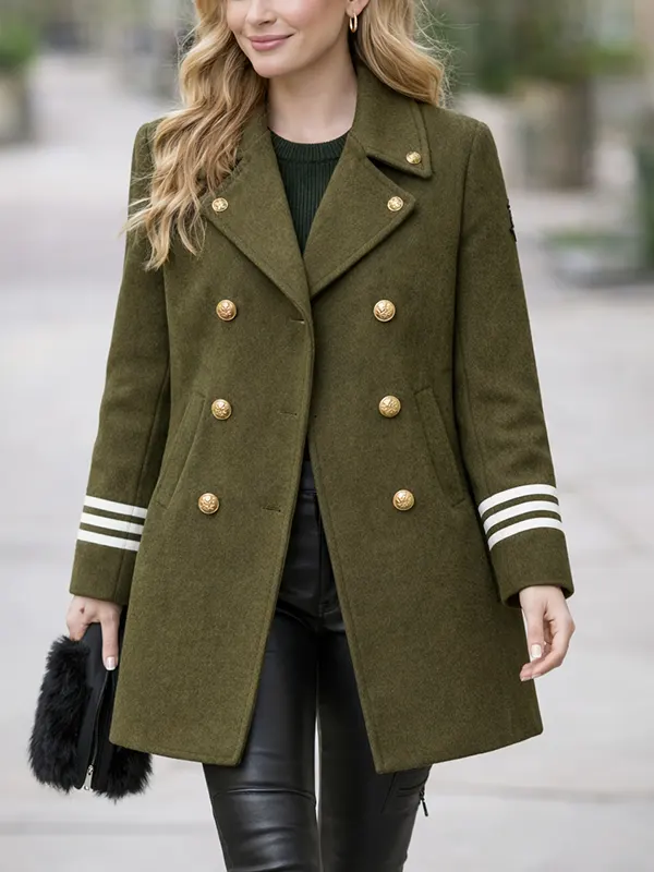 Women’s Military Double Breasted Coat