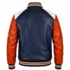 men leather varsity jacket