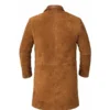 men suede leather coat
