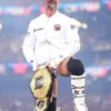 CM Punk WrestleMania White Bomber Jacket