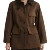 Classic Women Suede-Collar Field Cotton Jacket