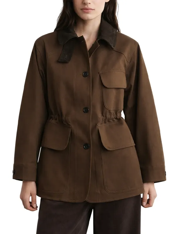 Classic Women Suede-Collar Field Cotton Jacket
