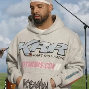 Drake KRR Kart Riba Racing Gray Hoodie