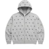 Madhappy Zip Up Hoodie Grey