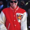 Michael 2026 Jaafar Jackson Red Varsity Jacket