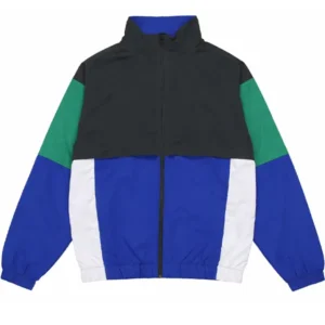 Multicolor Retro Windbreaker Jacket for Men