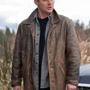 Supernatural Dean Winchester Distressed Brown Leather Jacket