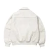 Supreme Bomber Jacket Leather White