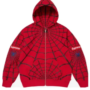Supreme Spiderman Zip Up Hoodie
