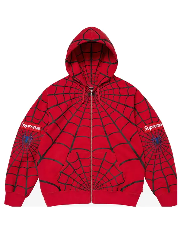 Supreme Spiderman Zip Hoodie | Jackets Junction