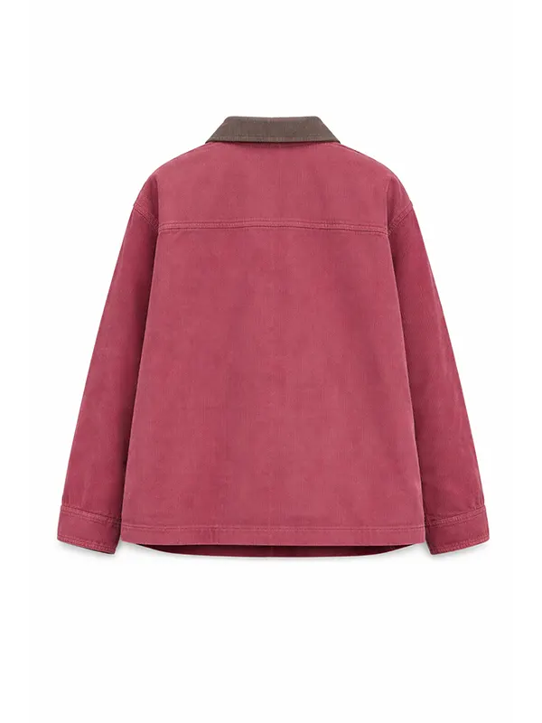 Women’s Oversized Corduroy Barn Jacket - Image 2