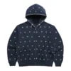 Yankees Embroidered Fleece Zip Up Hoodie