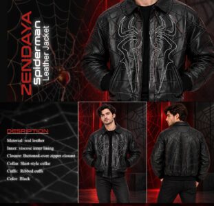 Zendaya Spider man Leather Jacket
