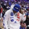 50 Cent Detroit Pistons Game NBA Logo Hoodie - Image 2