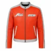 90s Knicks Avirex Jacket orange