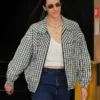 Caitlin Clark Checked Chambray Blouson Jacket - Image 2