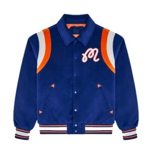 Malbon Golf x Knicks The Garden Varsity Jacket