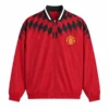 Manchester united stadium track jacket red