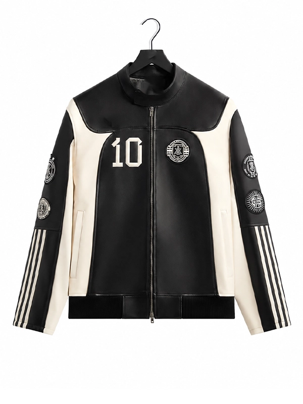 Messi leather biker jacket