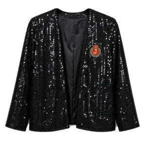 Michael Jackson Black Sequin Jacket