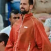 Novak Djokovic Lacoste Orange Track Jacket