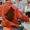 Novak Djokovic Roland Garros 2026 Lacoste Orange Track Jacket