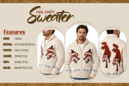 Project Hail Mary 2026 Ryan Gosling Wolf Cardigan
