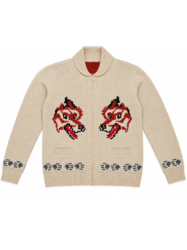 Project Hail Mary Ryan Gosling Wolf Cardigan - Image 2